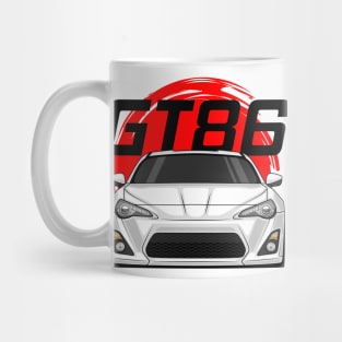 Front White GT86 MK1 Pre JDM Mug